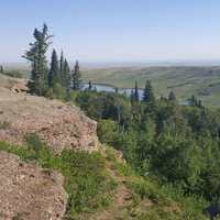 Cypress Hills Inter-provincial Park: Conglomerate Cliffs West Block of Cypress Hills
