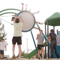 Abbey, SK: Awesome playground.  Credit: The Landing Studio